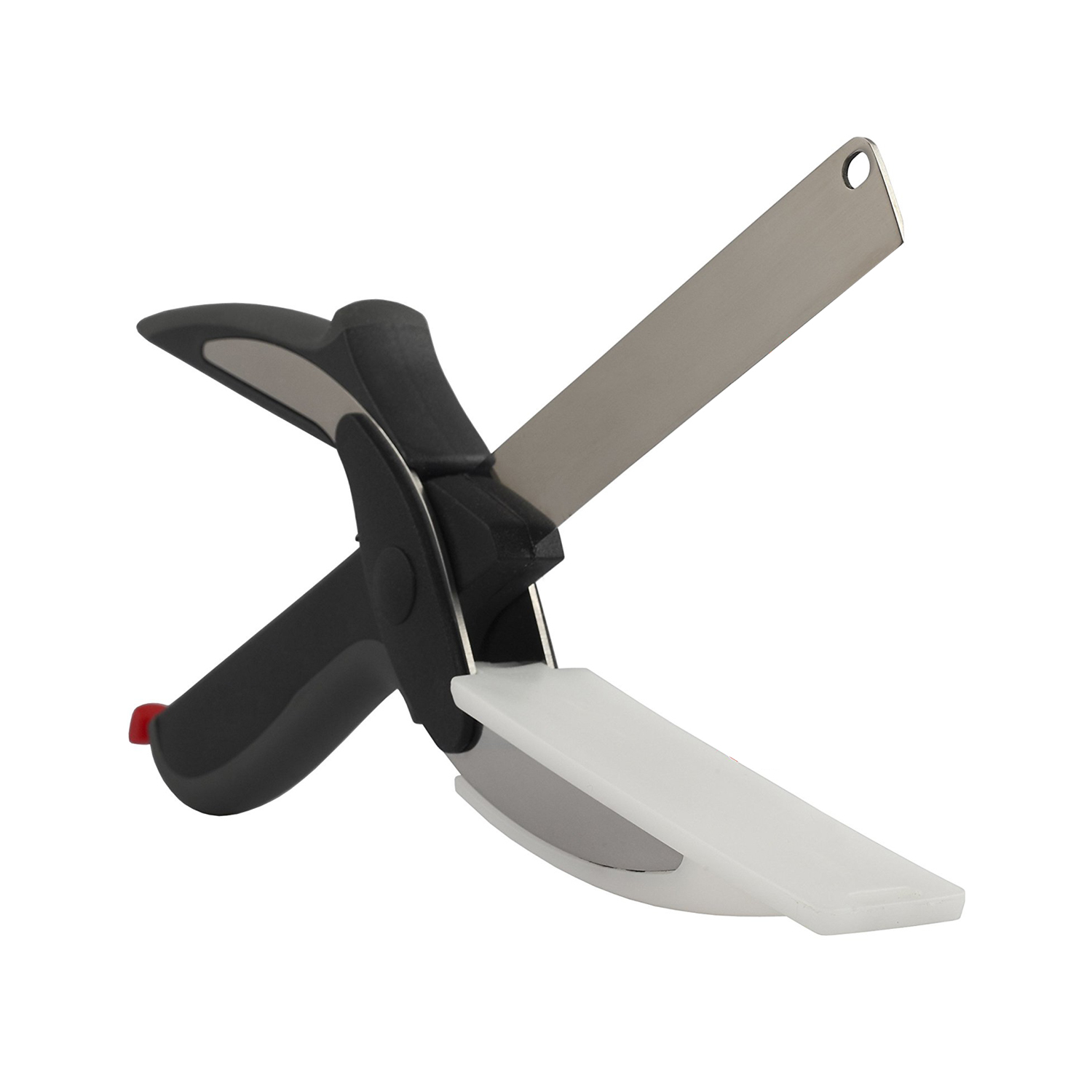 Multifunctional Stainless Kitchen Chopper Scissors with Built In