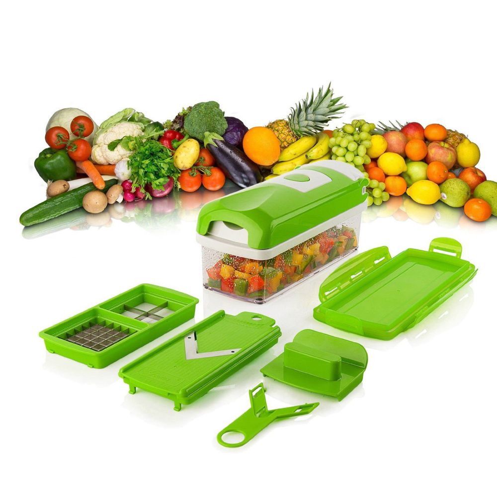 Multipurpose Kitchen Gadget 12 in 1 Slicer Chopper Dicer Peeler and ...