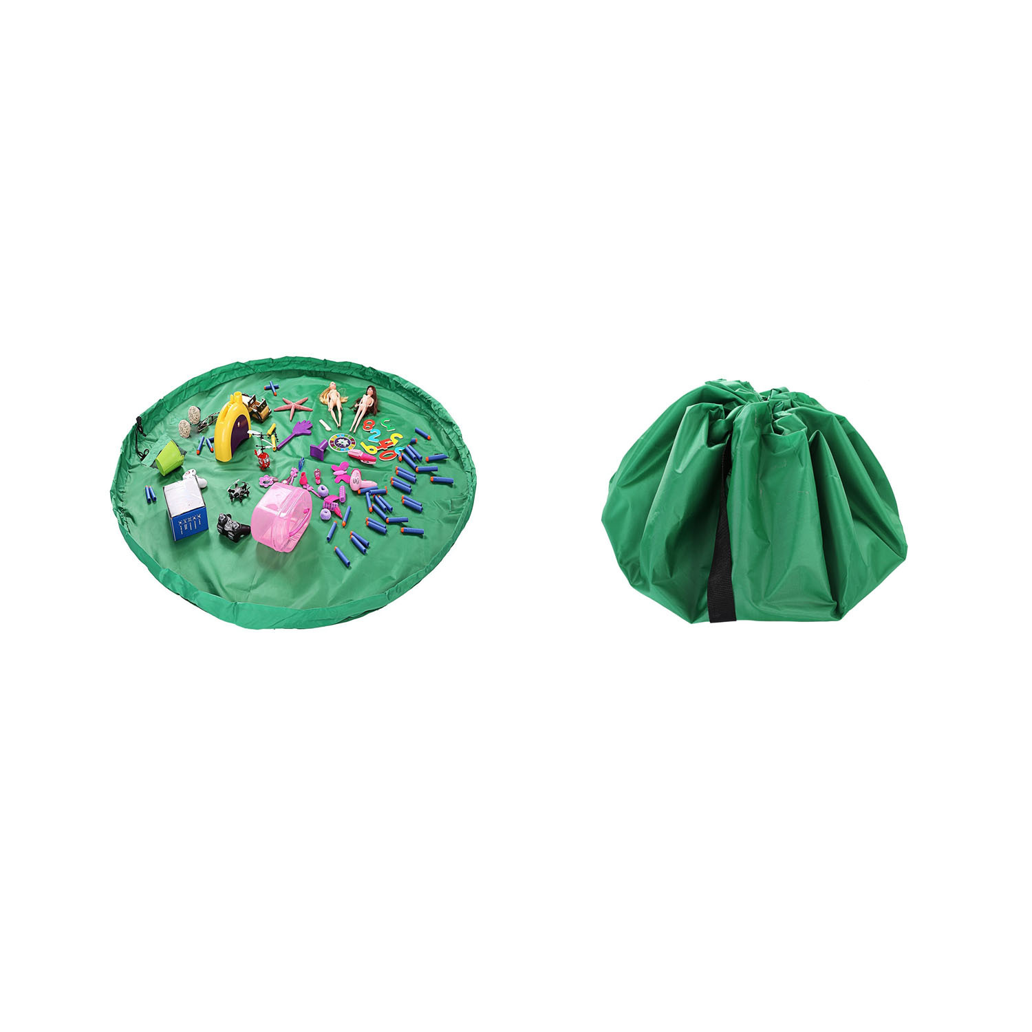 2 in 1 Portable Kids Toys Storage Bag & Play Mat Toy Organize Diameter