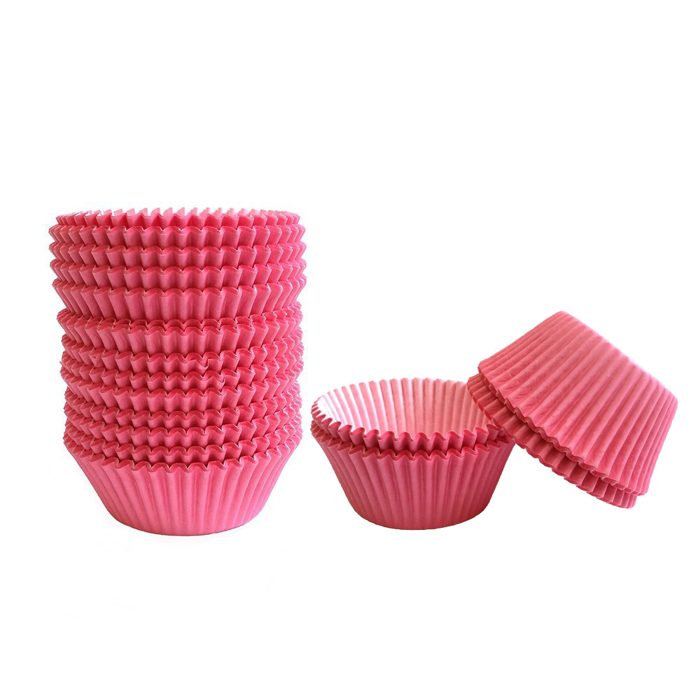 100pcs/Set Best Quality Standard Size White Cupcake Paper