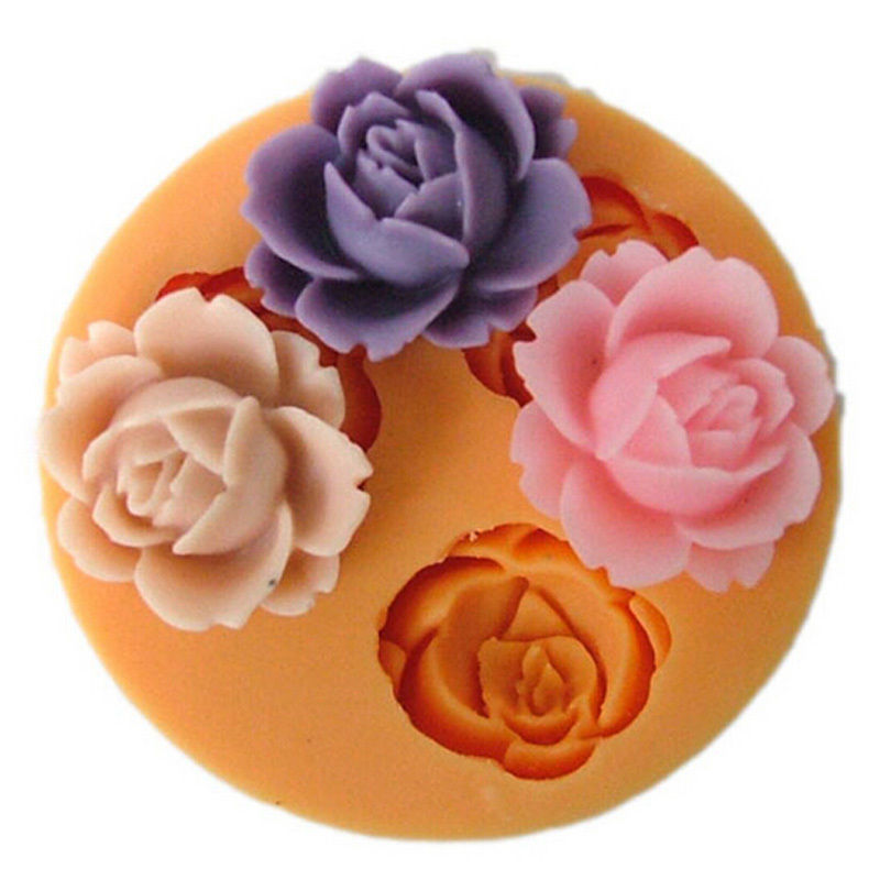 3D Flower Silicone Mold Chocolate Fondant Cake Sugarcraft