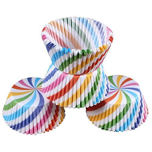 100pcs/Set Best Quality Standard Size White Cupcake Paper