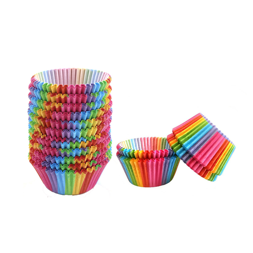 100pcs/Set Best Quality Standard Size White Cupcake Paper
