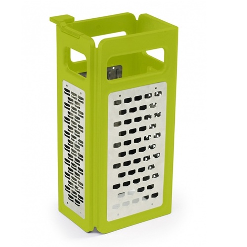 4-in1 Box Grater Folds Flat for Storage