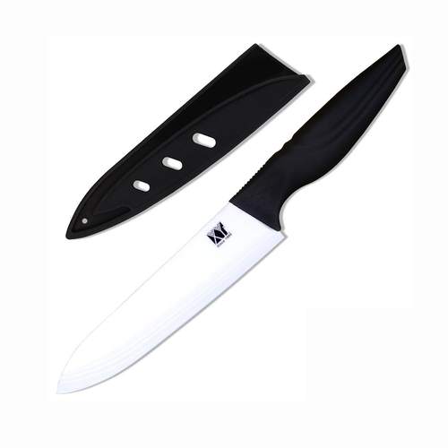Sharp-Chef 6 Inch Ceramic Knife Set with Protectiv Sheath Kitchen Kit (15.5mm Length)