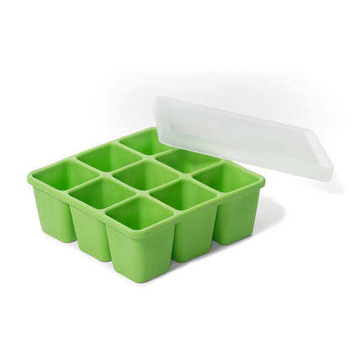 Baby Food Freezer Trays with Lids - Smart 9 Portion Container