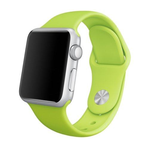 Soft Silicone Sport Style Replacement iWatch Strap Band for Apple Wrist Smart Watch (Green/42mm)