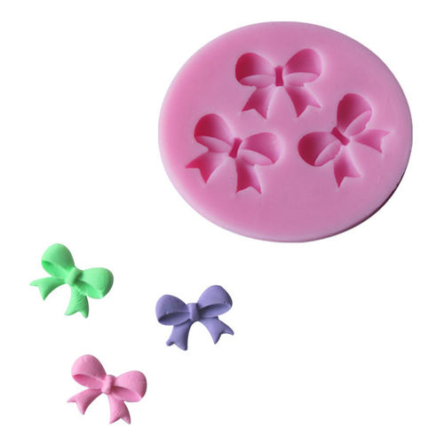 3D Bowknot Silicone Fondant Mould Cake Decorating Chocolate Baking Mold