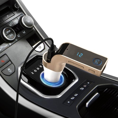 G7 Car Bluetooth FM Transmitter Wireless Handsfree Car Kit With TF SD Music Player and 5V USB Charger AUX for all car