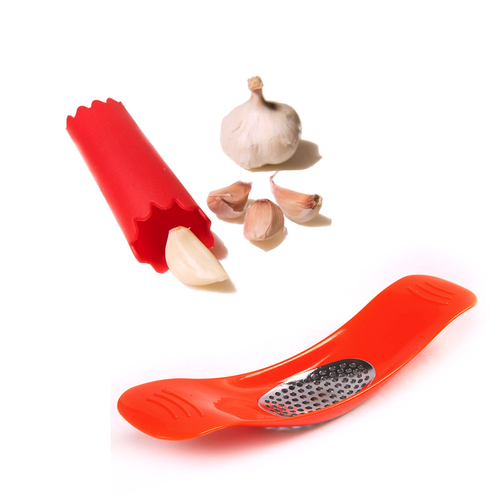 Garlic Peeler & Ezy Press Crusher Prep Kit