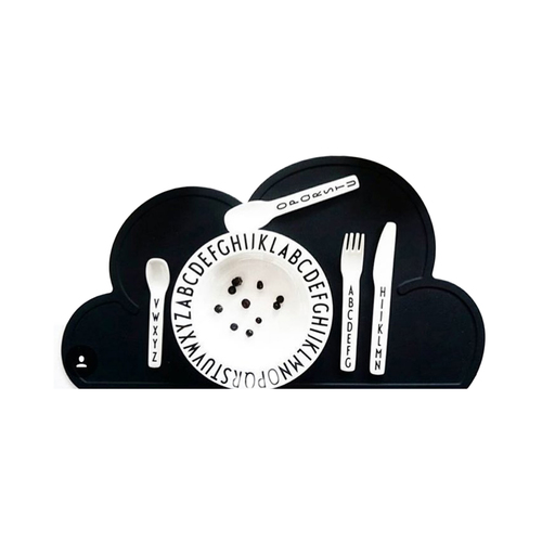 Food Grade Silicone Slip Resistant Cloud Placemat for Baby/Kid/Children