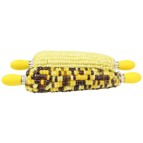 Stainless Steel Corn Holders - Interlocking Corn Forks - Set of 8