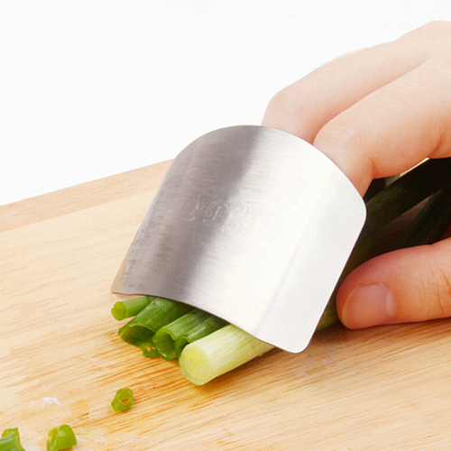 Useful Stainless Steel Finger Hand Protector Guard Chop Safe Slice Kitchen Tool