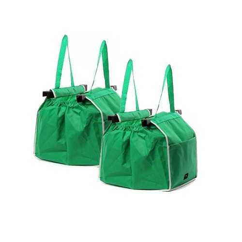 Set of 2 x Eco-Go Environmental Multifunctional Non-woven Supermarket Shopping Bag