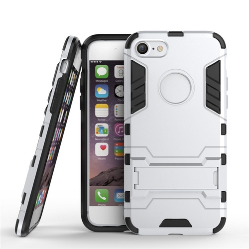 iPhone 7 Plus Case, HEAVY DUTY Iron Case Premium Shockproof Kickstand Bumper [MILITARY DEFENDER] Full-body Rugged Dual Layer Cover