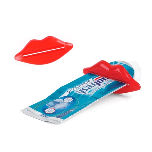 Novelty Juicy Lips Shaped Toothpaste Squeezer Dispenser