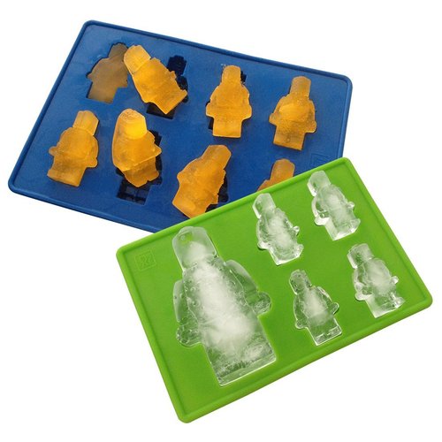 Silicone Lego Block Robot Man Figure Ice Mould Cube Chocolate Baking Making Tray