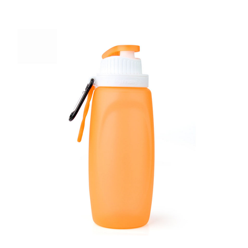 HydraFlex - Portable Collapsible BPA Free Silicone Flexible Sports Drink Bottle
