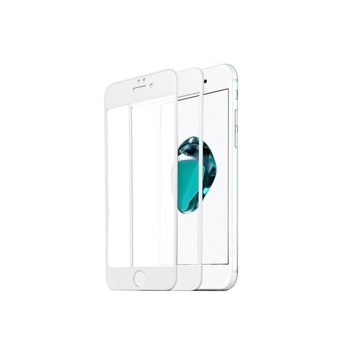 2 Pack White For iPhone 6S, 6 Tempered Glass 3D Full Screen Protector